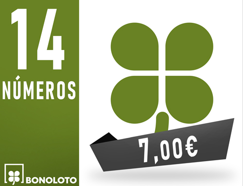 Bonoloto - 14 n�meros asegurando 4 aciertos - 7,00 Euros